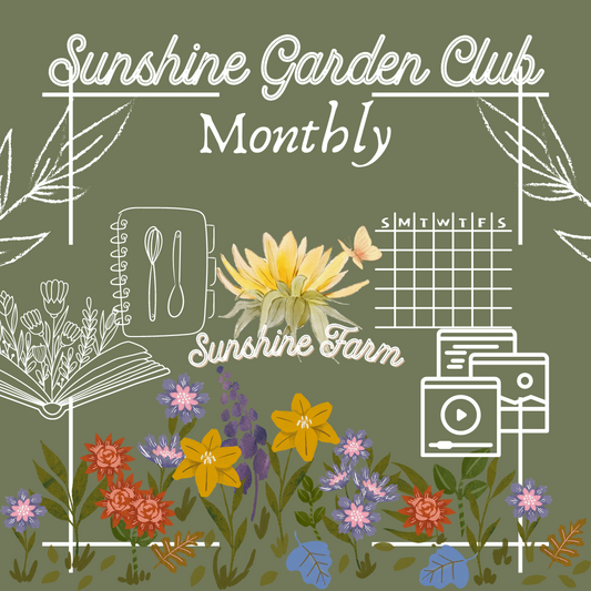 Garden Journal & Planner – SUNSHINE FARM